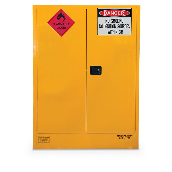 FSC250X Flammable Safety Cabinet - 350L | Dangerous Goods Storage | Storing DG chemicals flammables | Ecospill | best safety cabinets | dangerous goods storage | Safety storage of flammable goods | b